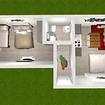 아파트 Super Center - Small Flat On 